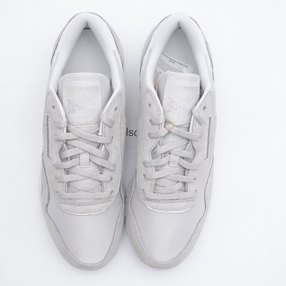 NEW Reebok Classic Nylon Slim Sneakers 100033441 Steely Fog/SteelyFog - Picture 4 of 14